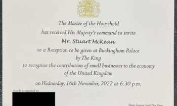 Buckingham Palace Invite