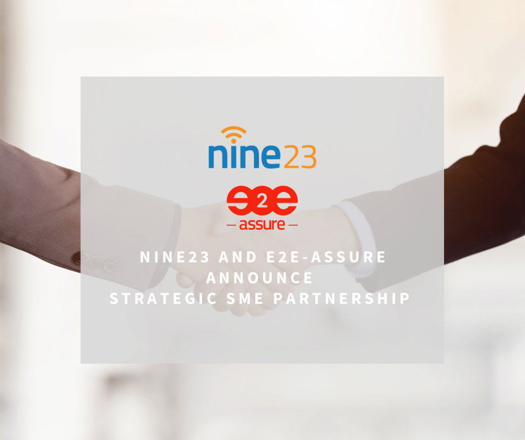 Nine23 and e2e-assure announce strategic SME partnership to enhance Cyber Security.