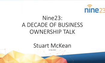 A decade of business ownership talk
