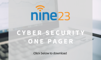 cyber security one pager